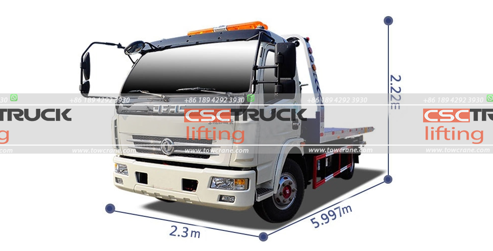 DONGFENG 5 Ton Small Wrecker Tow Truck Show