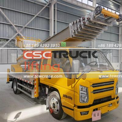 JMC Spider Electric Telescopic Tow Articulated Boom Hydraulic Boom Lift Truck with Crane