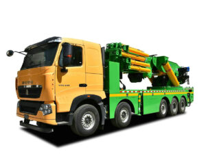 HOWO 130 Ton Knuckle Boom Folding Crane Truck