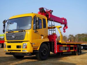 6 Wheelers 8 Ton Truck Telescopic Crane