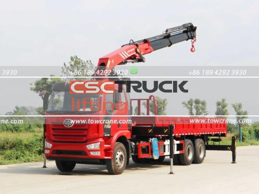 10 Wheelers 16 Ton Knuckle Boom Crane