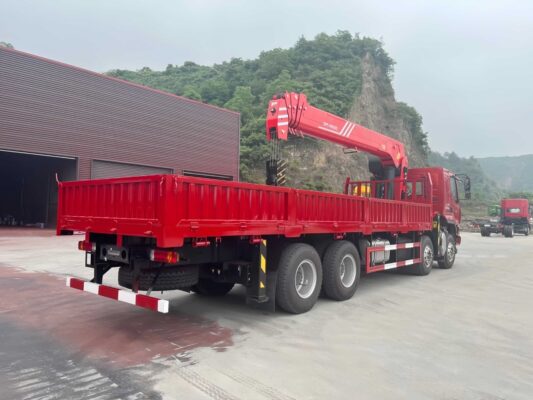 12 Wheelers 16 Ton Truck Telescopic Crane (7)