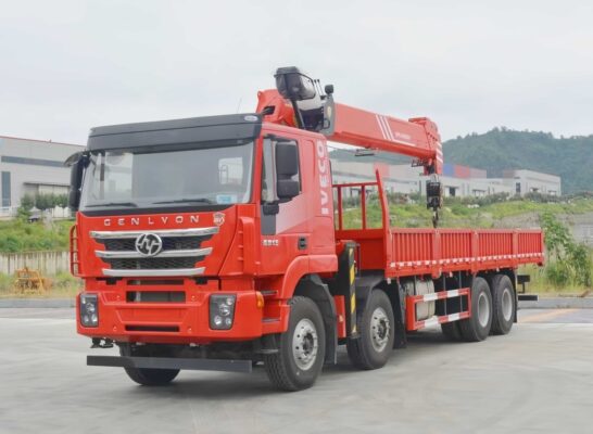 12 Wheelers Truck Telescopic Crane 16 Ton