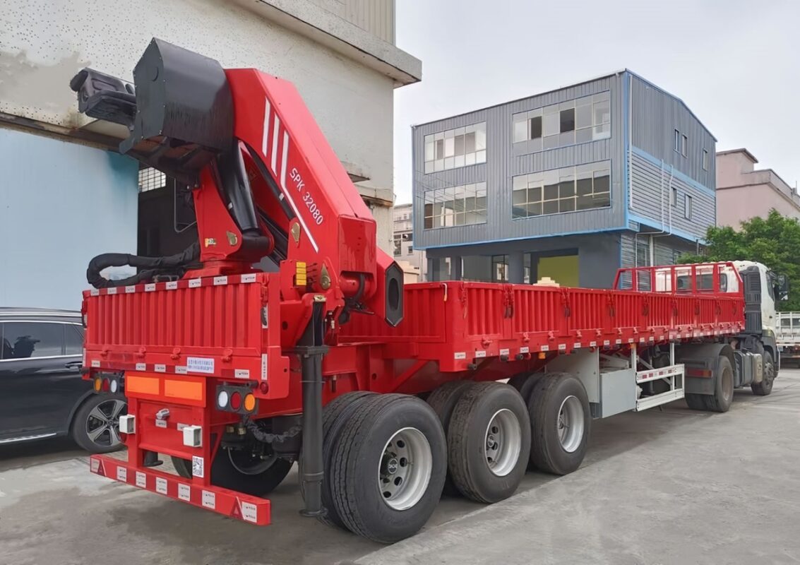 9 Ton 12 Wheelers Knuckle Boom Crane (5)