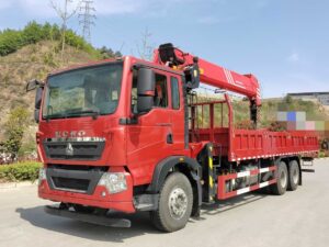 HOWO 14 Ton Truck Garabi Teleskopikoa