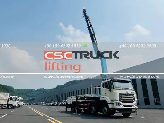 HOWO 16 Ton Knuckle Boom Crane (3)