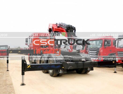 SHACMAN 16 Ton Knuckle Boom Crane (4)