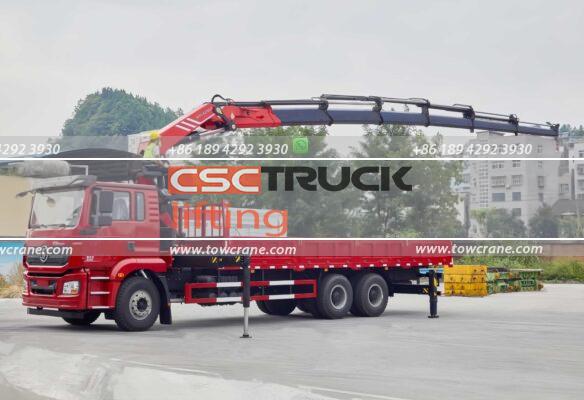 SHACMAN M3000 15 Ton Knuckle Boom Crane