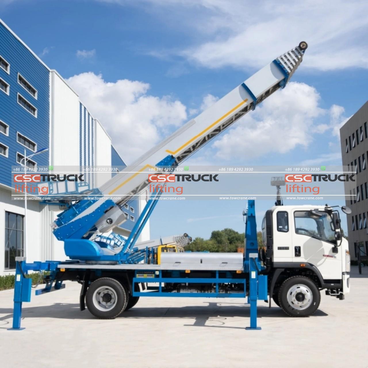 45M HOWO Ladder Lift Truck (4)