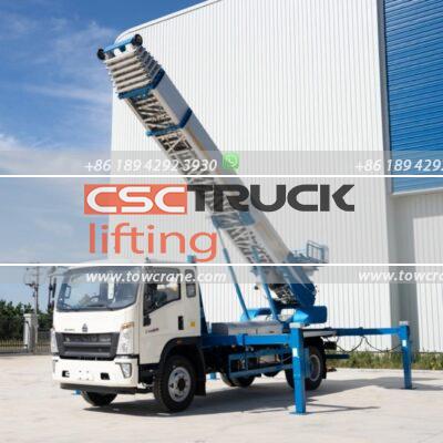 45M HOWO Ladder Lift Truck