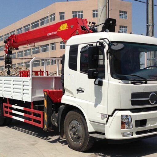 Tianjin 180Horsepower 4X2 15Ton Truck With Crane