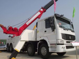 Howo 31 Ton Tow Truck With Crane