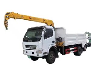 Dongfeng 5 Tons Dump Truck With Crane Manipulator