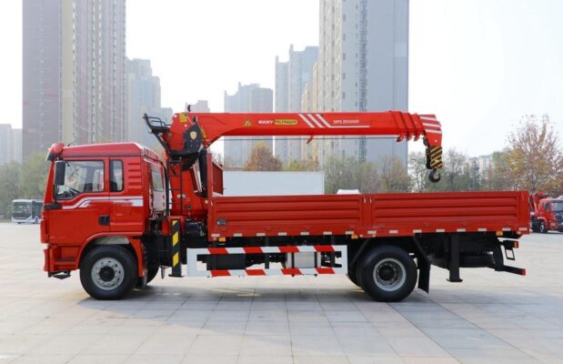 Shaanxi Automobile 18 Tons Truck Telescopic Crane