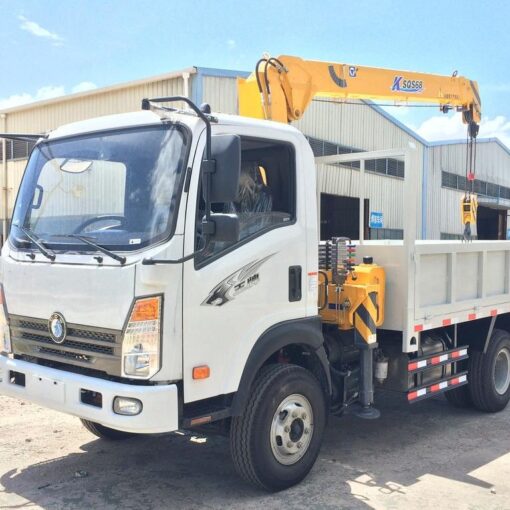 Sinotruk Wangpai 4.5 Tons Tow Truck With Crane