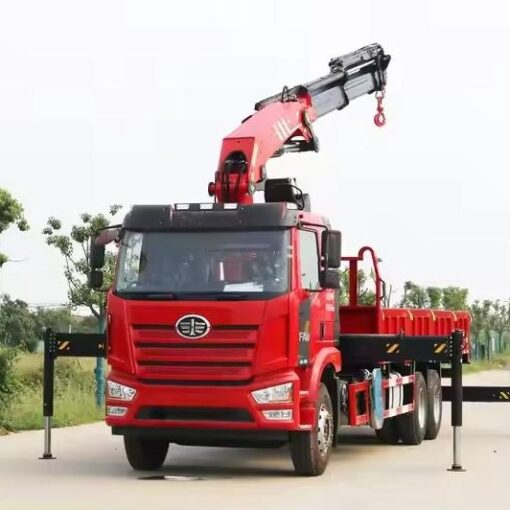 Faw 25 Ton Knuckle Boom Crane