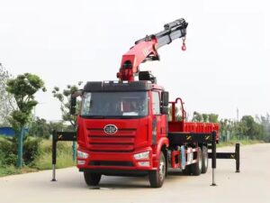 Faw 25Ton Knuckle Boom Crane