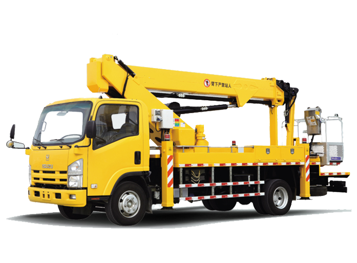 Isuzu 23.8 Meter Articulated Bucket Lift Truck